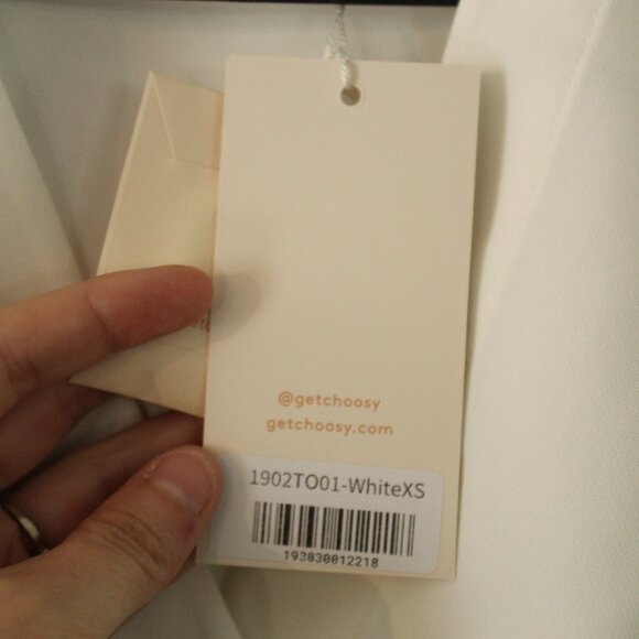 Choosy Puff Sleeve Cozy Blouse White Size XS - Picture 8 of 14